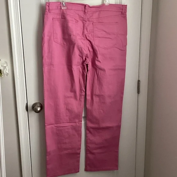 Vibrant Pink Slim Straight Men's Jeans 40x30 NWOT - Picture 4 of 6